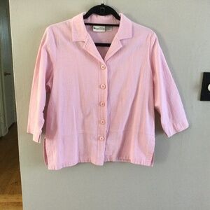 Appleseed’s Petite Medium Pink Cotton Jacket